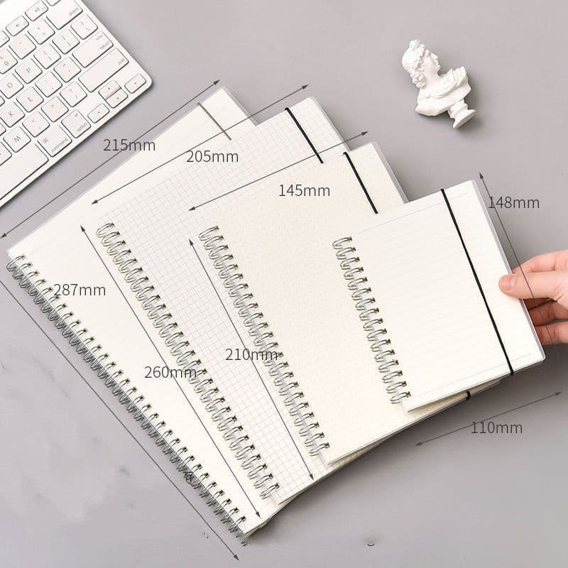 image-B5 Coil Grid Book Super Thick And Simple High School And College Student Classroom Notebooks Postgraduate Entrance Examination Grid Wrong Question Grid Book