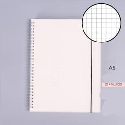 image-B5 Coil Grid Book Super Thick And Simple High School And College Student Classroom Notebooks Postgraduate Entrance Examination Grid Wrong Question Grid Book
