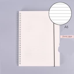 image-B5 Coil Grid Book Super Thick And Simple High School And College Student Classroom Notebooks Postgraduate Entrance Examination Grid Wrong Question Grid Book
