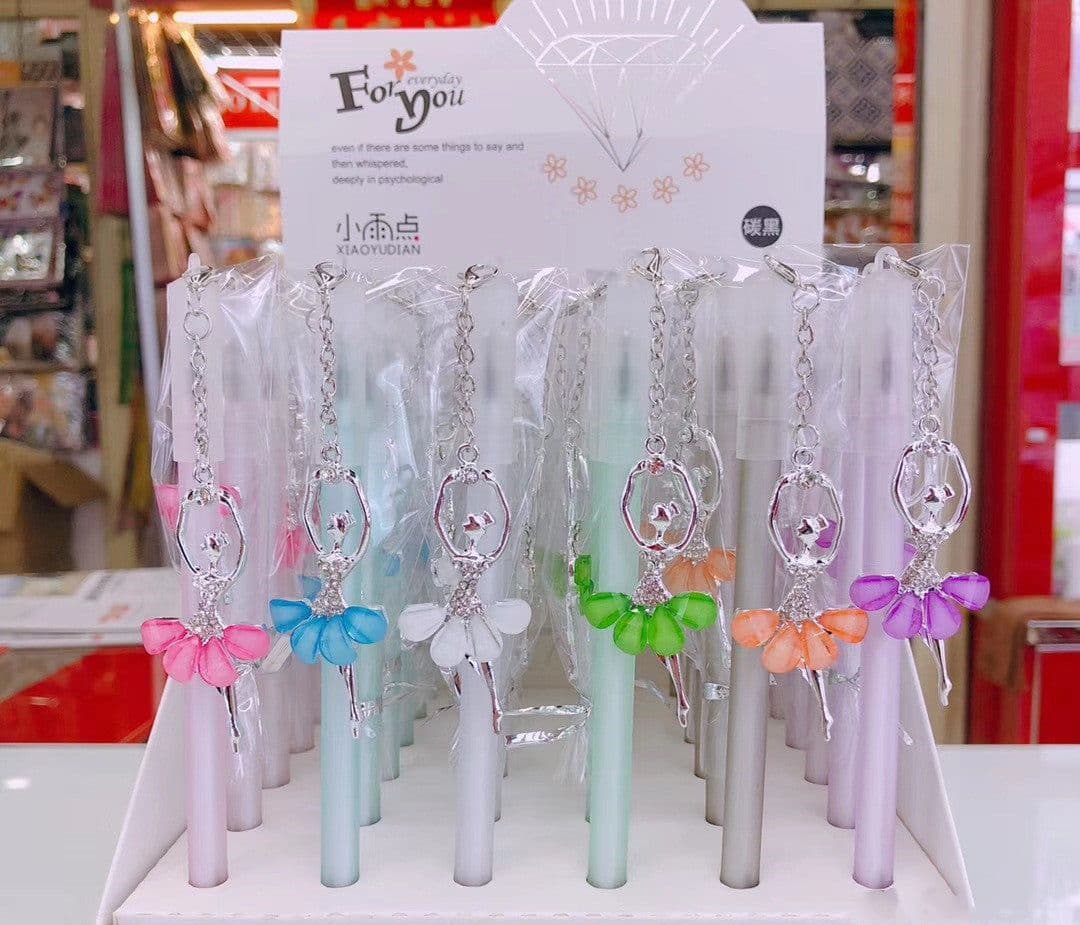 image-Little Angel Girl Water Pendant Gel Pen