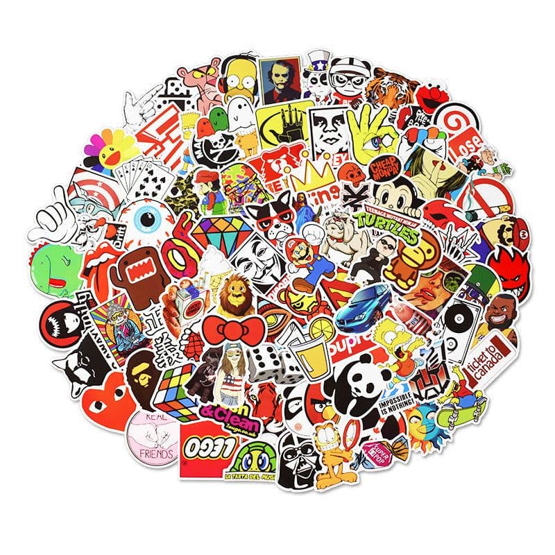 image-100 Luggage Stickers Mixed Series Creative Graffiti Cartoon Car Stickers