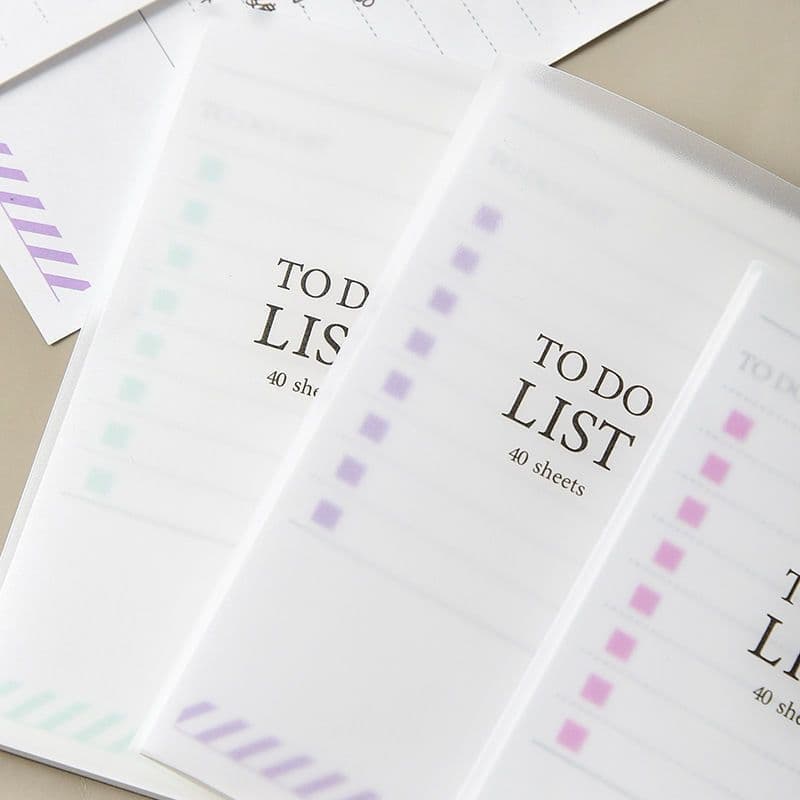 image-PP Frosted Notebook With Tearable Notes
