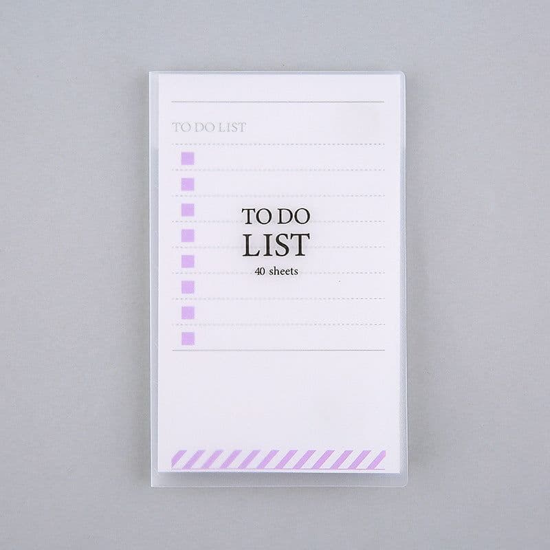 image-PP Frosted Notebook With Tearable Notes