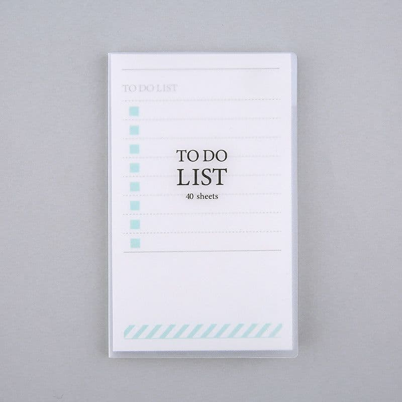 image-PP Frosted Notebook With Tearable Notes