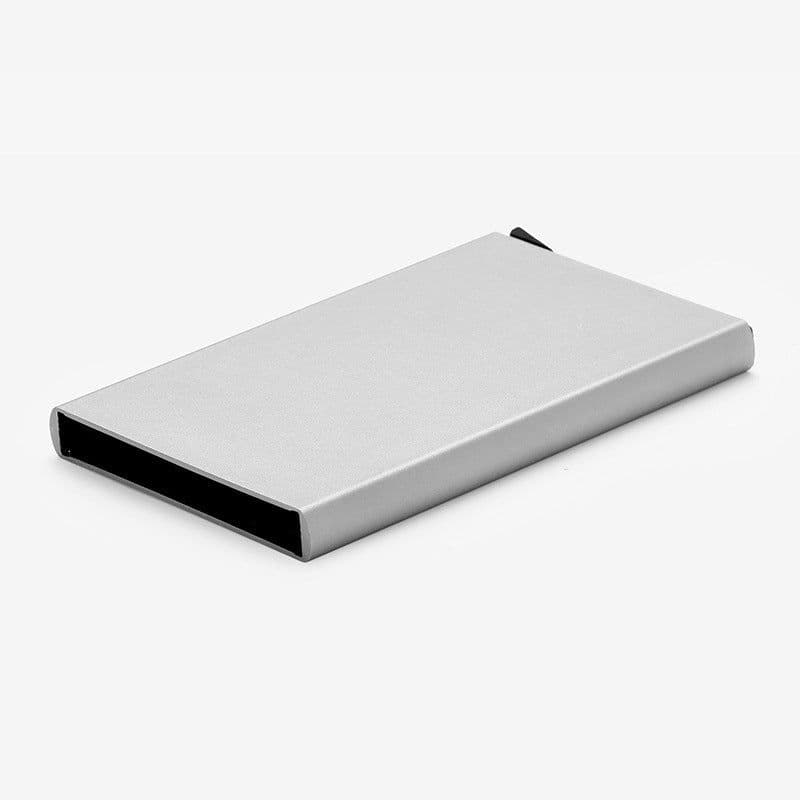 image-Aluminum Card Box Stainless Steel Business Card Holder