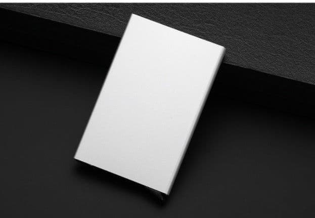 image-Aluminum Card Box Stainless Steel Business Card Holder