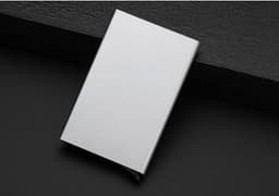 image-Aluminum Card Box Stainless Steel Business Card Holder