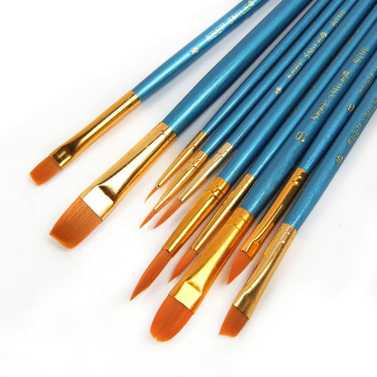 image-Gouache Brush Set Watercolor Line Pen Round Head
