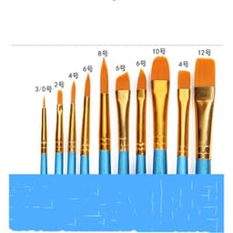 image-Gouache Brush Set Watercolor Line Pen Round Head