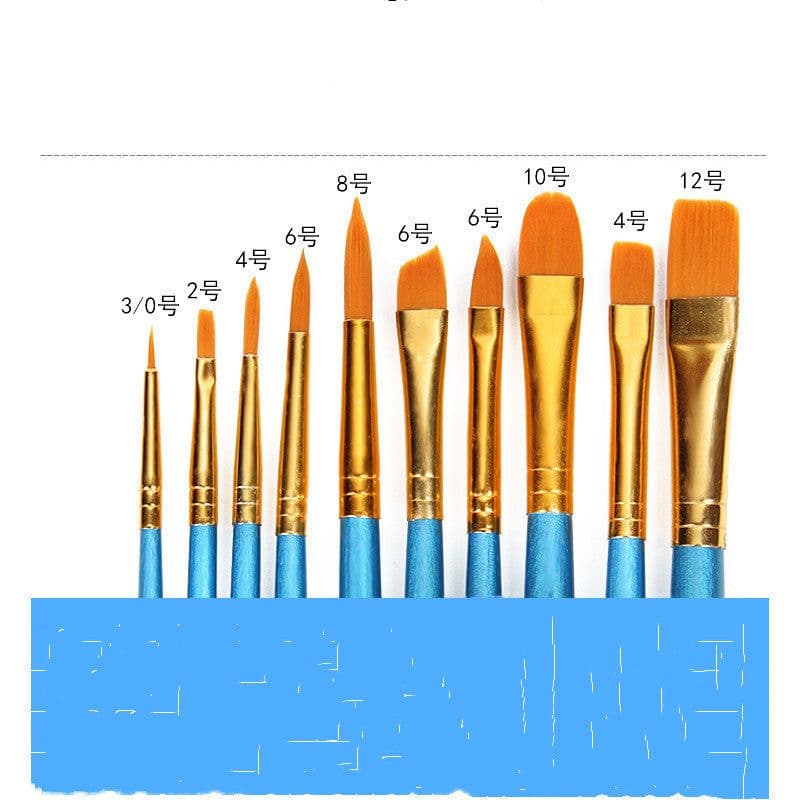 image-Gouache Brush Set Watercolor Line Pen Round Head