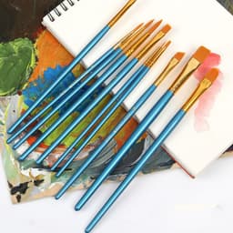 image-Gouache Brush Set Watercolor Line Pen Round Head