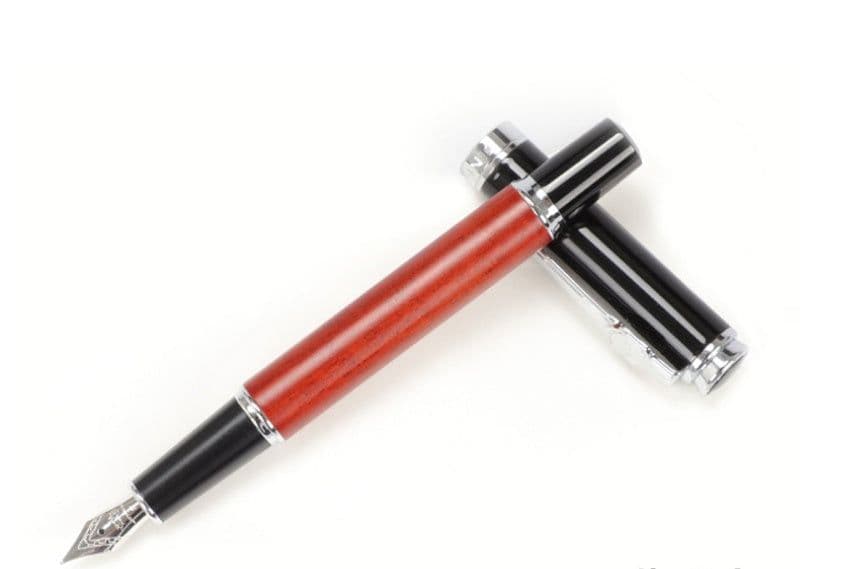 image-Ceramic Color Lacquer Pen And Peach Wood Crafting Pen