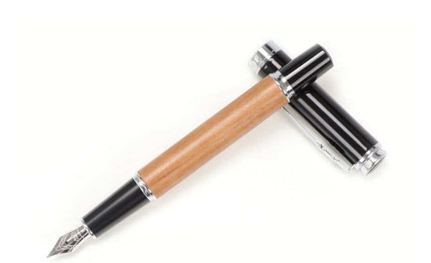 image-Ceramic Color Lacquer Pen And Peach Wood Crafting Pen