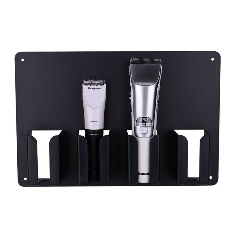 image-Silicone Electric Push Frame Hairdressing Clipper Display Box Hair Dryer Storage Box