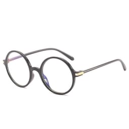 image-The New Transparent Frame Round Frame Glasses Students Can Be Equipped With Myopia Glasses Frame Retro Literary Glasses