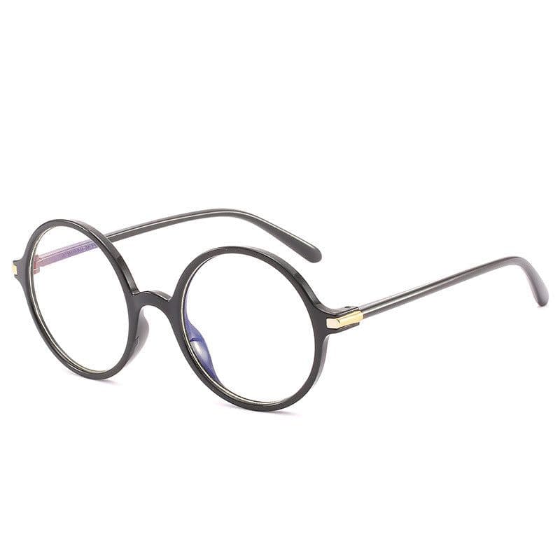 image-The New Transparent Frame Round Frame Glasses Students Can Be Equipped With Myopia Glasses Frame Retro Literary Glasses