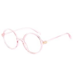image-The New Transparent Frame Round Frame Glasses Students Can Be Equipped With Myopia Glasses Frame Retro Literary Glasses