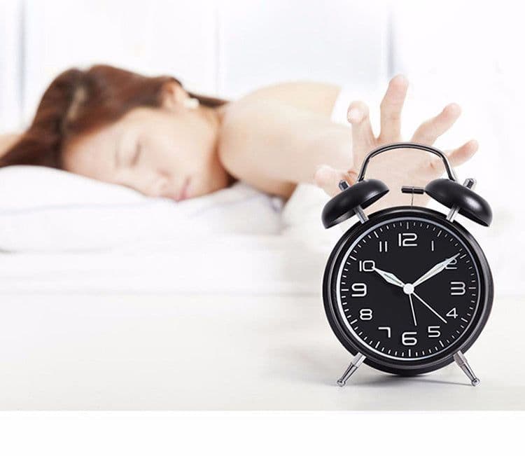 image-Big Sound Metal Personality Lazy Small Alarm Clock Luminous Simple Silent Bedside