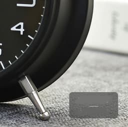 image-Big Sound Metal Personality Lazy Small Alarm Clock Luminous Simple Silent Bedside