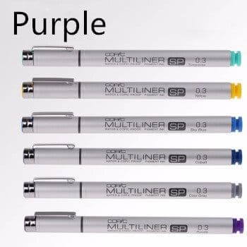 image-Welfare Feedback Japan Copic Multiliner Sp Needle Pen Waterproof Needle Pen Aluminum Pipe Wire Hook Pen Can Be Changed