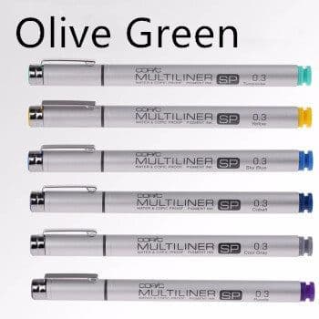 image-Welfare Feedback Japan Copic Multiliner Sp Needle Pen Waterproof Needle Pen Aluminum Pipe Wire Hook Pen Can Be Changed