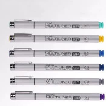 image-Welfare Feedback Japan Copic Multiliner Sp Needle Pen Waterproof Needle Pen Aluminum Pipe Wire Hook Pen Can Be Changed