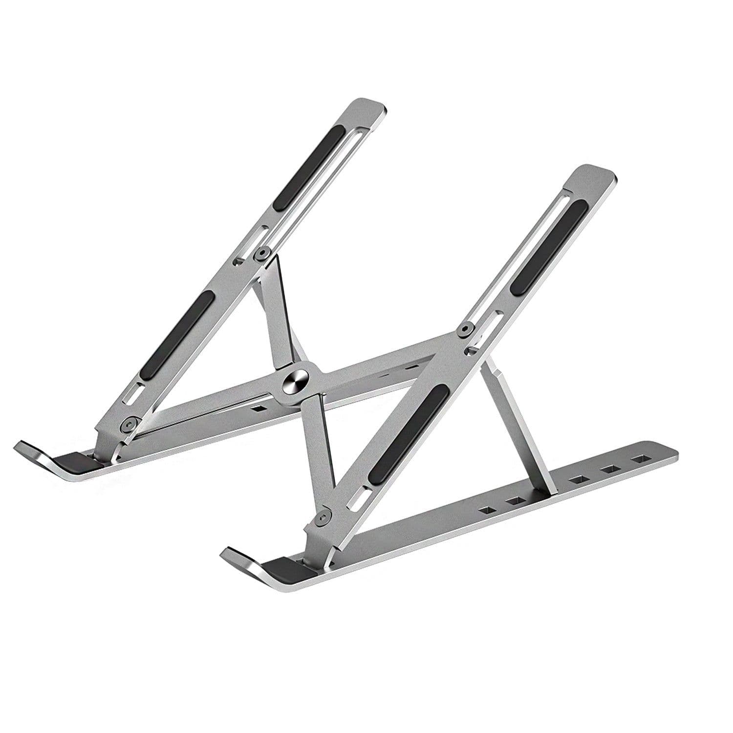 image-Laptop Aluminum Alloy Desktop Heightening Bracket Heat Dissipation Folding Portable Storage Base Lifter