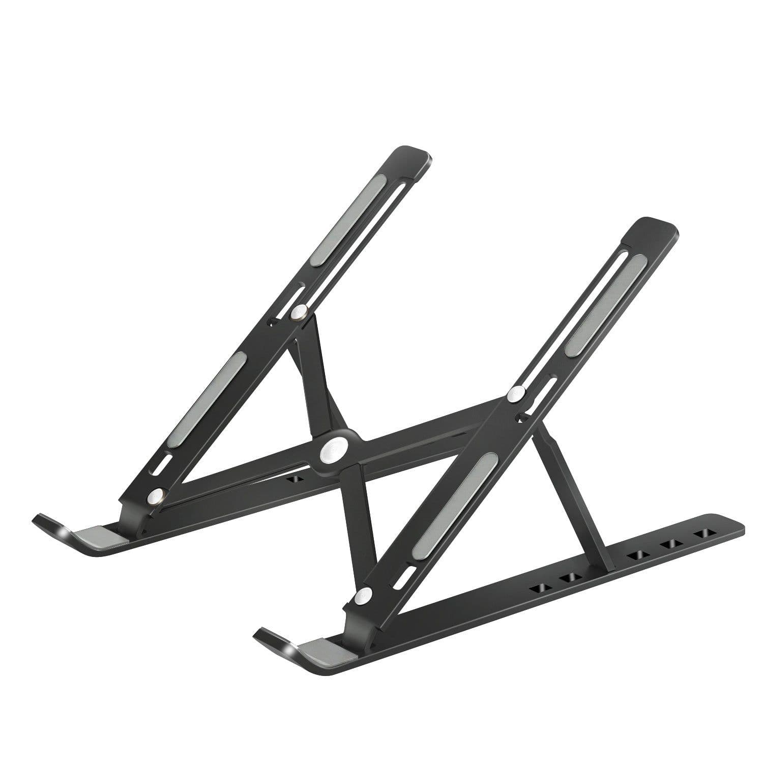 image-Laptop Aluminum Alloy Desktop Heightening Bracket Heat Dissipation Folding Portable Storage Base Lifter