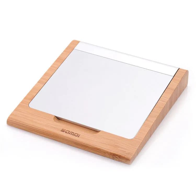 image-Apple Bluetooth Tablet Bracket Apple Trackpad Bracket Wood Bluetooth Touchpad Bracket