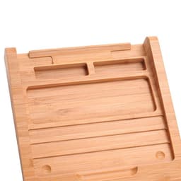 image-Apple Bluetooth Tablet Bracket Apple Trackpad Bracket Wood Bluetooth Touchpad Bracket