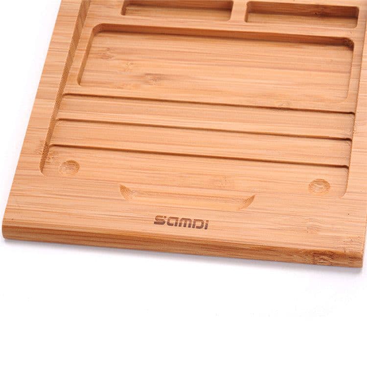 image-Apple Bluetooth Tablet Bracket Apple Trackpad Bracket Wood Bluetooth Touchpad Bracket
