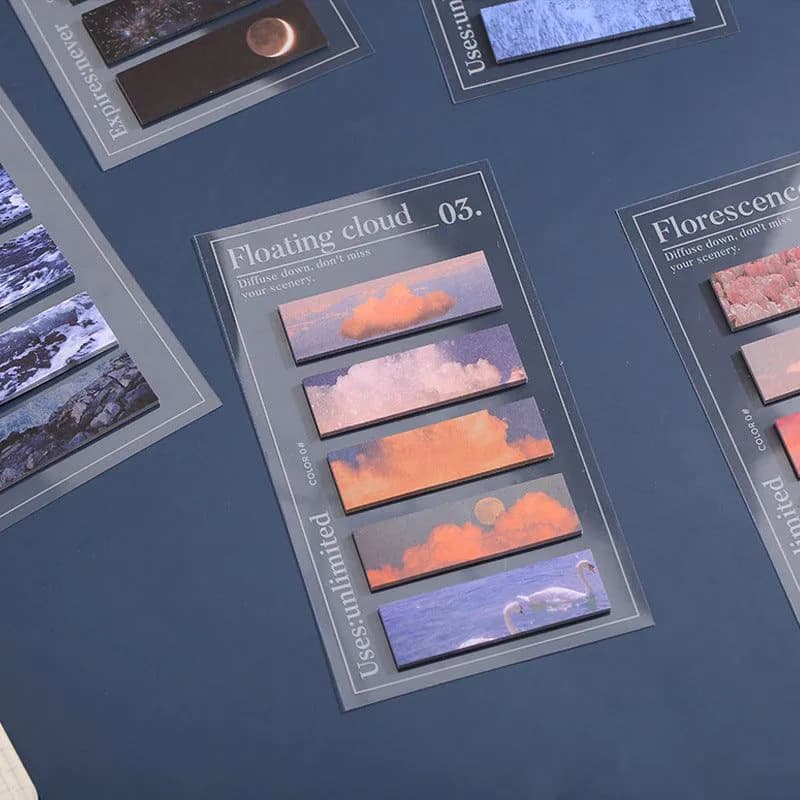 image-Mr. Paper Tape Sticky Note Universe Fragment Series Ins Landscape Account