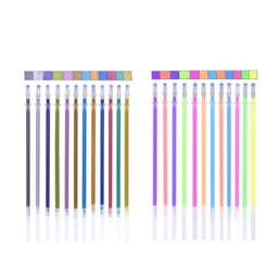 image-Shiny Metal Quicksand Pen Pearlescent Painting Water Pen Vibrato Jelly Pen