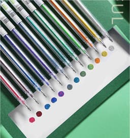 image-Shiny Metal Quicksand Pen Pearlescent Painting Water Pen Vibrato Jelly Pen