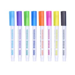 image-Shiny Metal Quicksand Pen Pearlescent Painting Water Pen Vibrato Jelly Pen