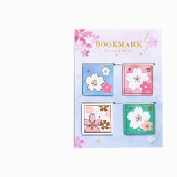 image-Yanji Magnetic Bookmarks Falling Sakura Series Cute Girl Gift Book Folder Fridge Magnet 4 Styles