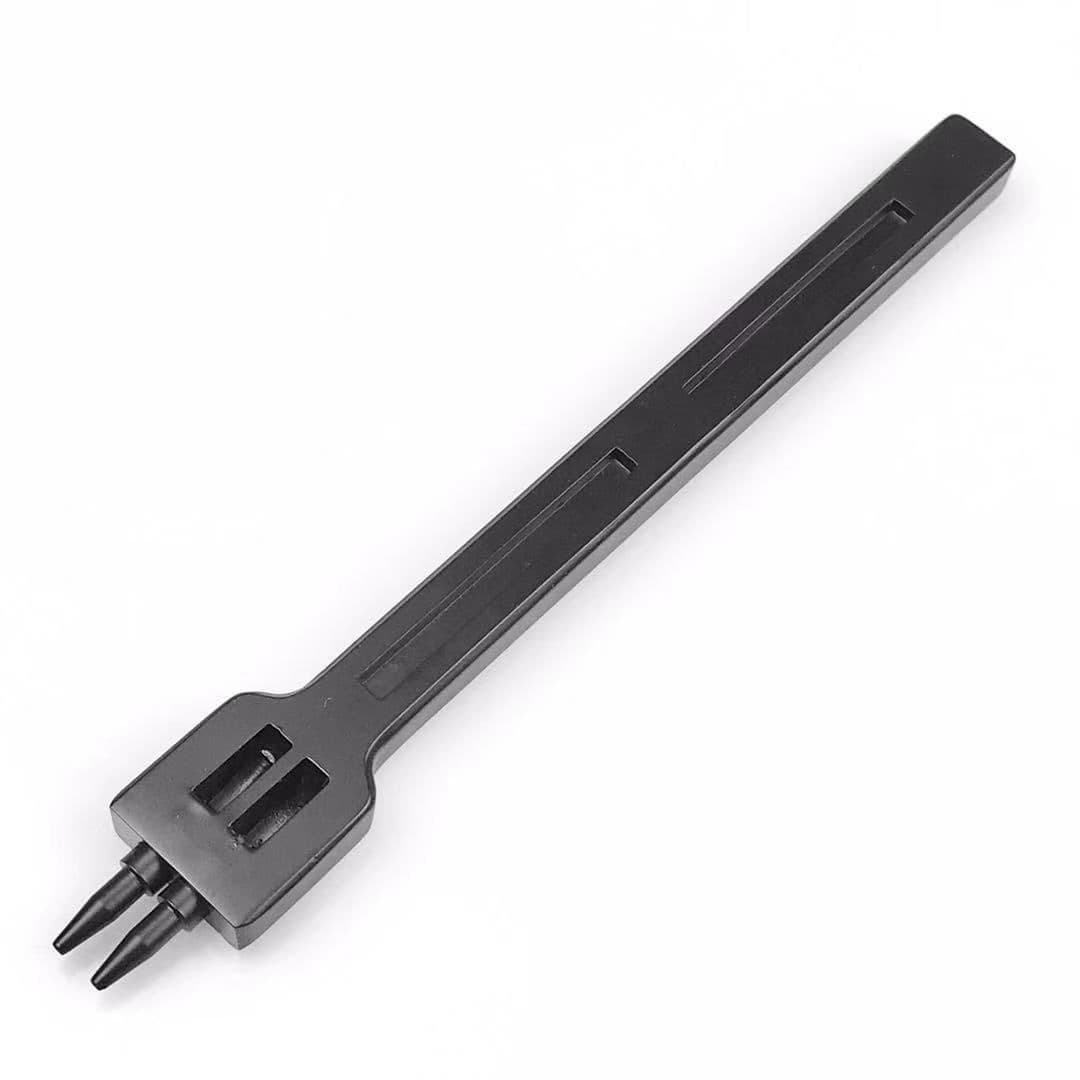 image-Wuta Leather Round Hole Punching Black Porous Punching Manual Sewing Leather Craft Tool