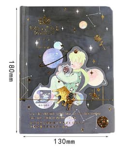 image-Butterfly Series Color Page Notebook Student's Diary A5 Creative Beautiful Hardcover Notebook