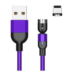 image-Essager Rotate Magnetic Cable 360 Degree USB Type C Charging Cable Fast Charging Magnet Charger 540 Rotate Micro Magnetic Cable