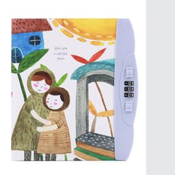 image-Children'S Codebook With Lock Notebook Cartoon Student Diary Book Korean Version Small And Cute Note