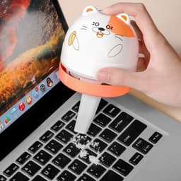 image-Cross-Border Amazon Usb Wireless Charging Vacuum Cleaner Portable Mini Desktop Keyboard Cleaning Handheld