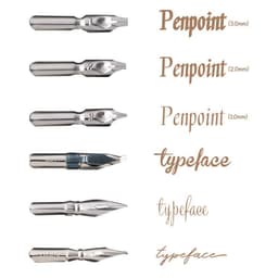image-Calligraphy Pen Straight and Inclined Comic Dip Pen