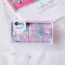 image-New Creative Hand Account And Paper Tape Cartoon Aesthetic College Style Diy