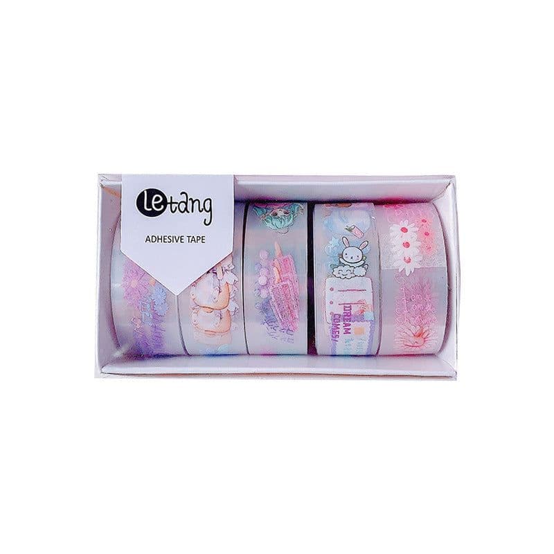 image-New Creative Hand Account And Paper Tape Cartoon Aesthetic College Style Diy