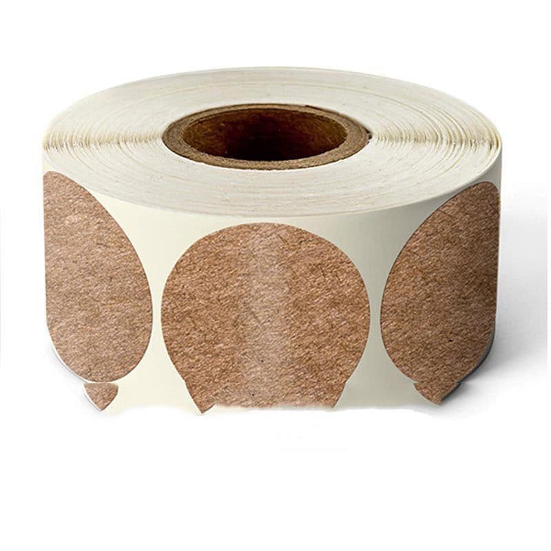 image-Roll Color Marker Sticker Roll Paper Round Sticker Graffiti Writing Envelope Sealing Sticker