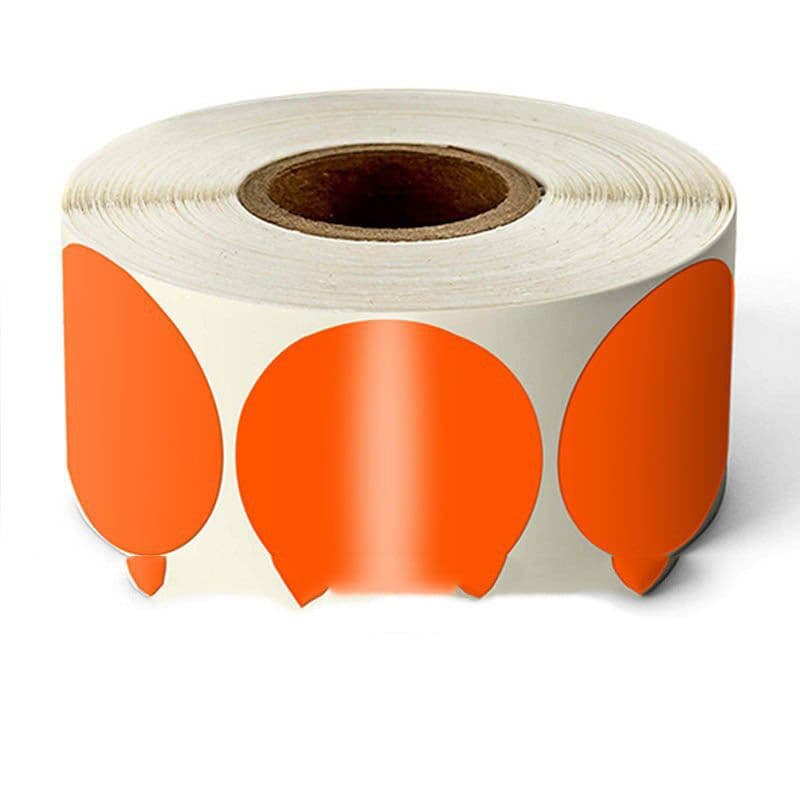 image-Roll Color Marker Sticker Roll Paper Round Sticker Graffiti Writing Envelope Sealing Sticker