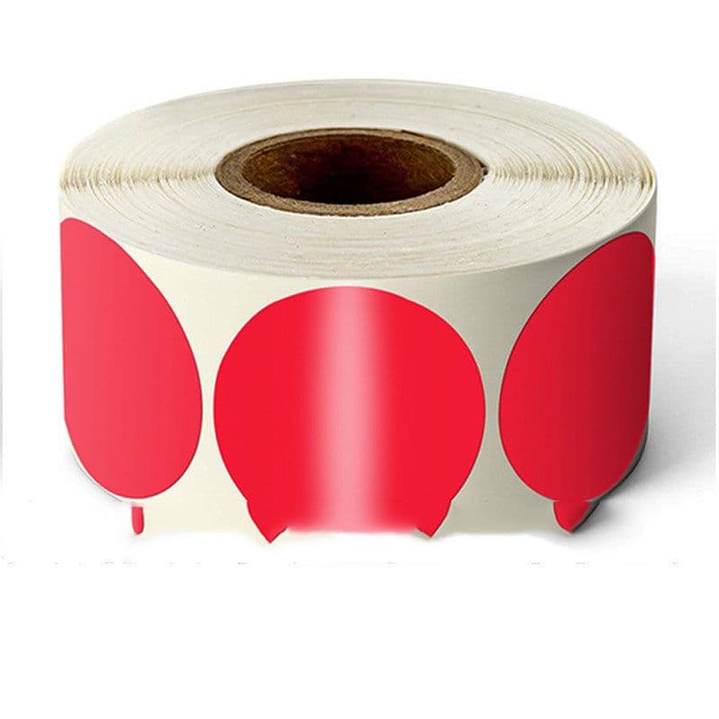 image-Roll Color Marker Sticker Roll Paper Round Sticker Graffiti Writing Envelope Sealing Sticker