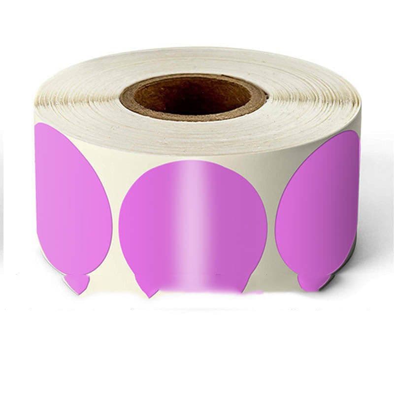 image-Roll Color Marker Sticker Roll Paper Round Sticker Graffiti Writing Envelope Sealing Sticker