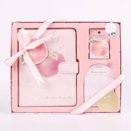 image-Yue Mu Peach Says A5 Handbook Paper Tape Stationery Gift Set Cute Girl Lover