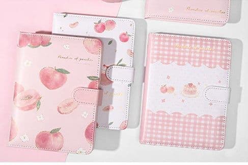 image-Yue Mu Peach Says A5 Handbook Paper Tape Stationery Gift Set Cute Girl Lover